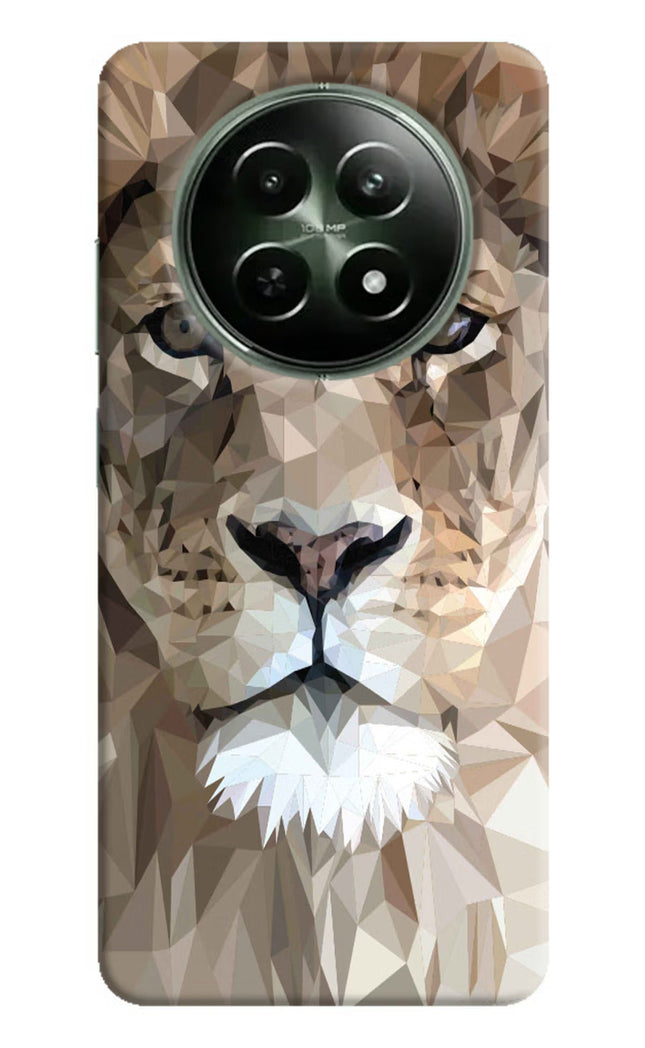 Lion Art Realme 12x 5G Hard Case Back Cover by Casekaro