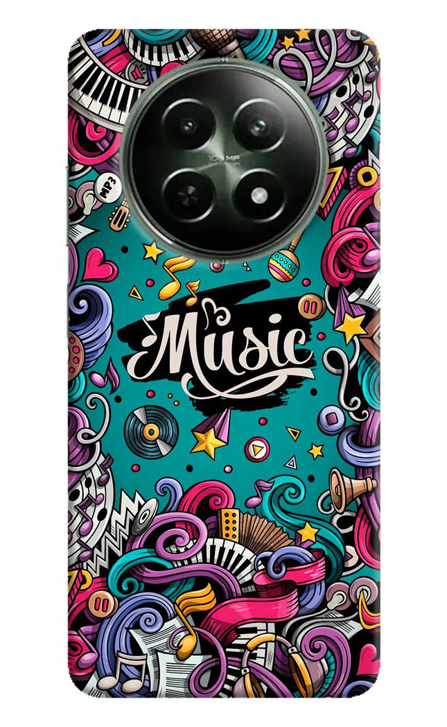 Music Graffiti Realme 12x 5G Hard Case Back Cover by Casekaro