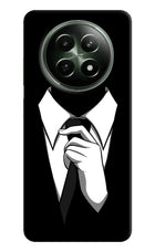 Black Tie Realme 12x 5G Hard Case Back Cover by Casekaro