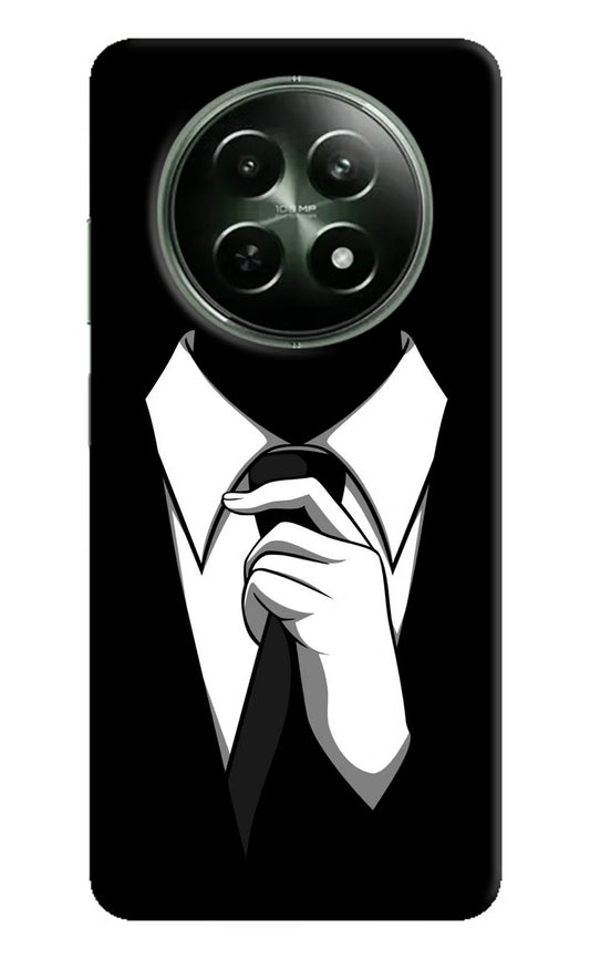 Black Tie Realme 12x 5G Hard Case Back Cover by Casekaro