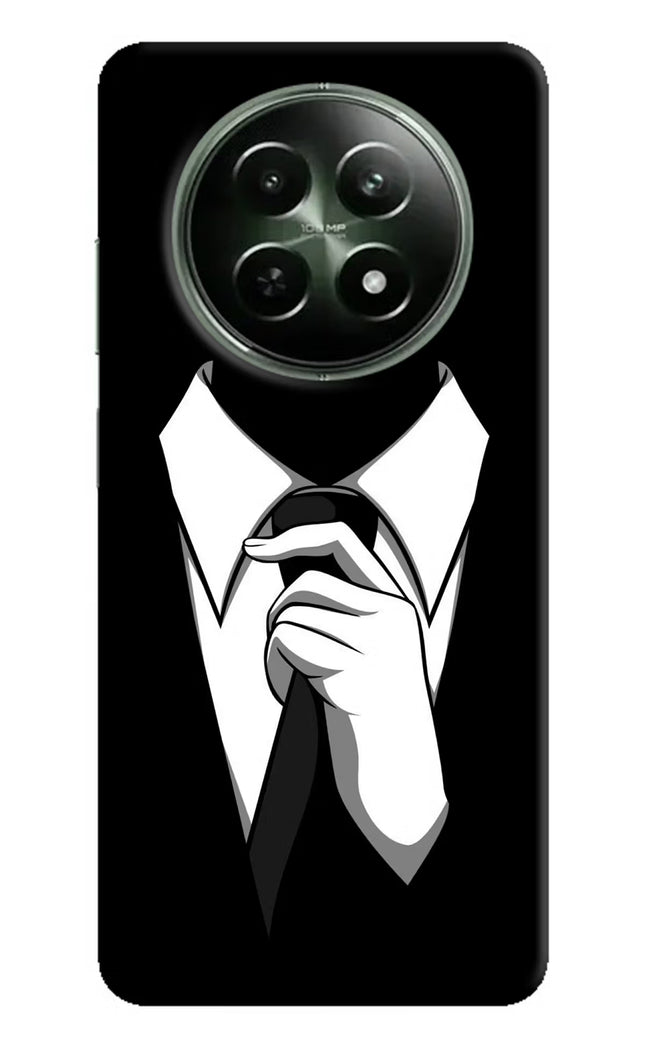 Black Tie Realme 12x 5G Hard Case Back Cover by Casekaro