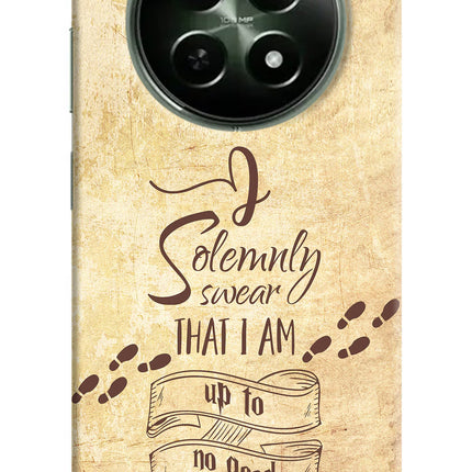 I Solemnly swear that i up to no good Realme 12x 5G Hard Case Back Cover by Casekaro