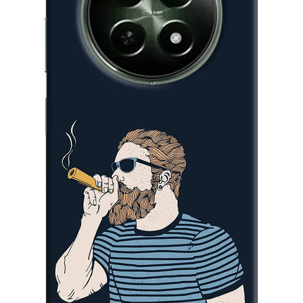 Smoking Realme 12x 5G Hard Case Back Cover by Casekaro