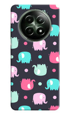 Elephants Realme 12x 5G Hard Case Back Cover by Casekaro