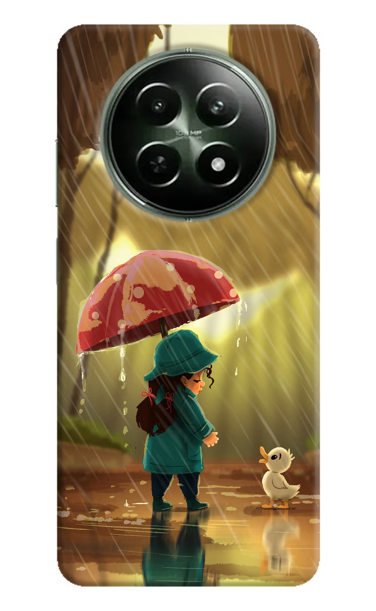 Rainy Day Realme 12x 5G Hard Case Back Cover by Casekaro