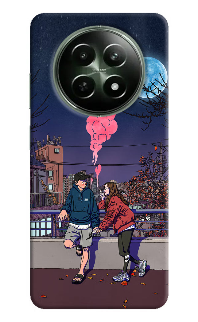 Chilling Couple Realme 12x 5G Hard Case Back Cover by Casekaro