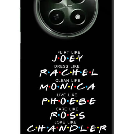 FRIENDS Character Realme 12x 5G Hard Case Back Cover by Casekaro