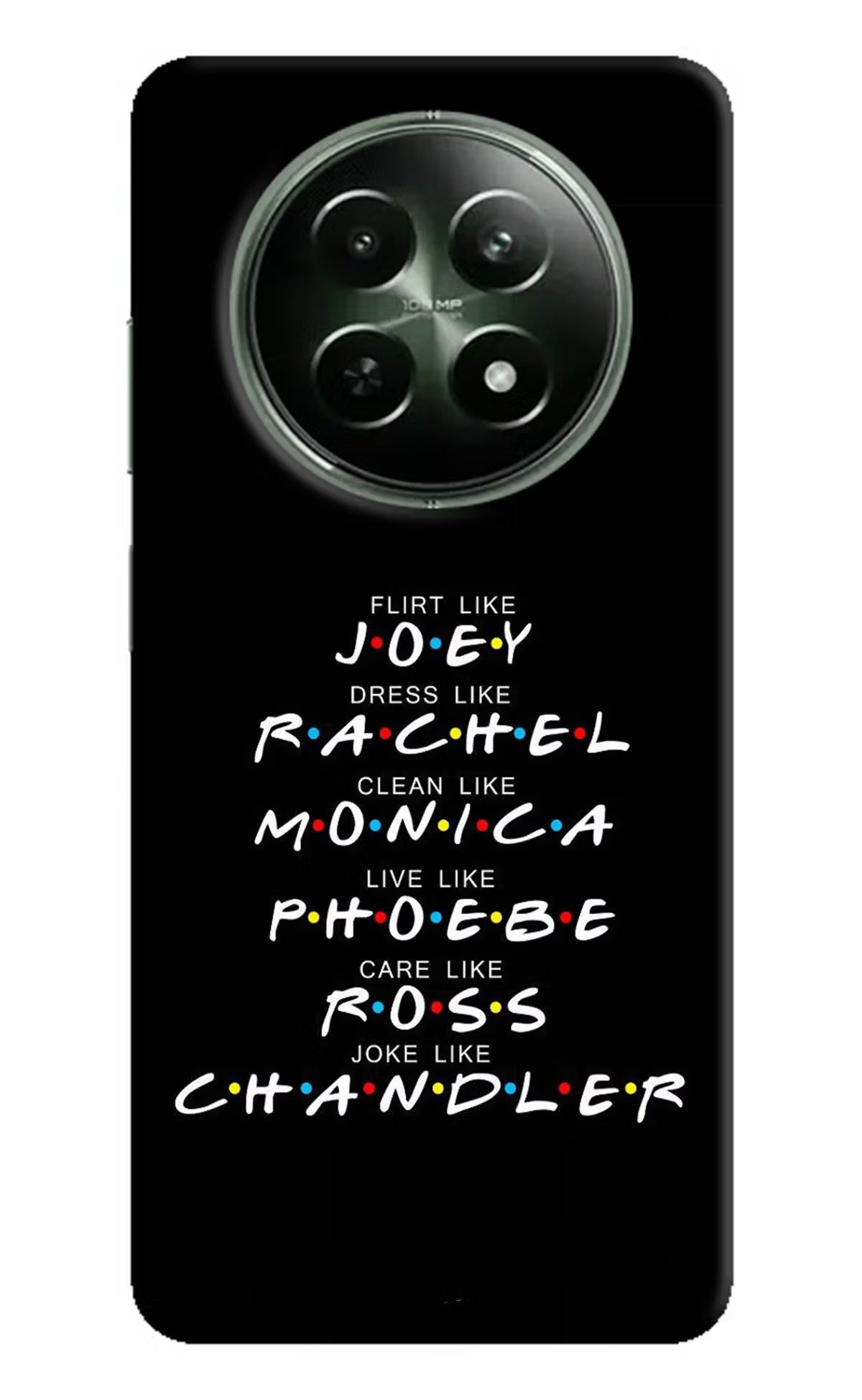 FRIENDS Character Realme 12x 5G Hard Case Back Cover by Casekaro