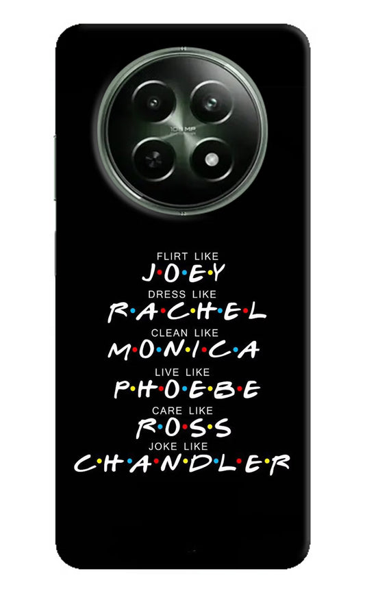FRIENDS Character Realme 12x 5G Hard Case Back Cover by Casekaro