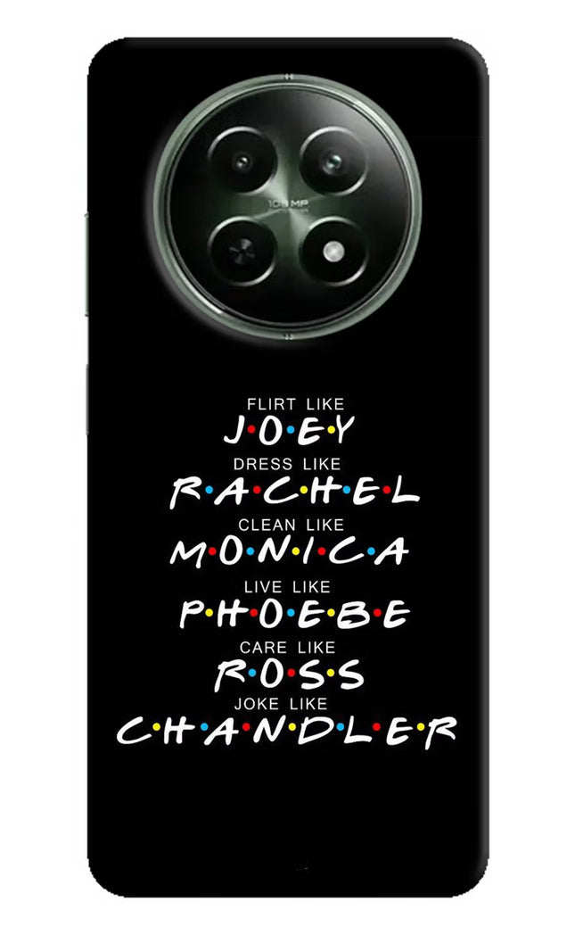 FRIENDS Character Realme 12x 5G Hard Case Back Cover by Casekaro