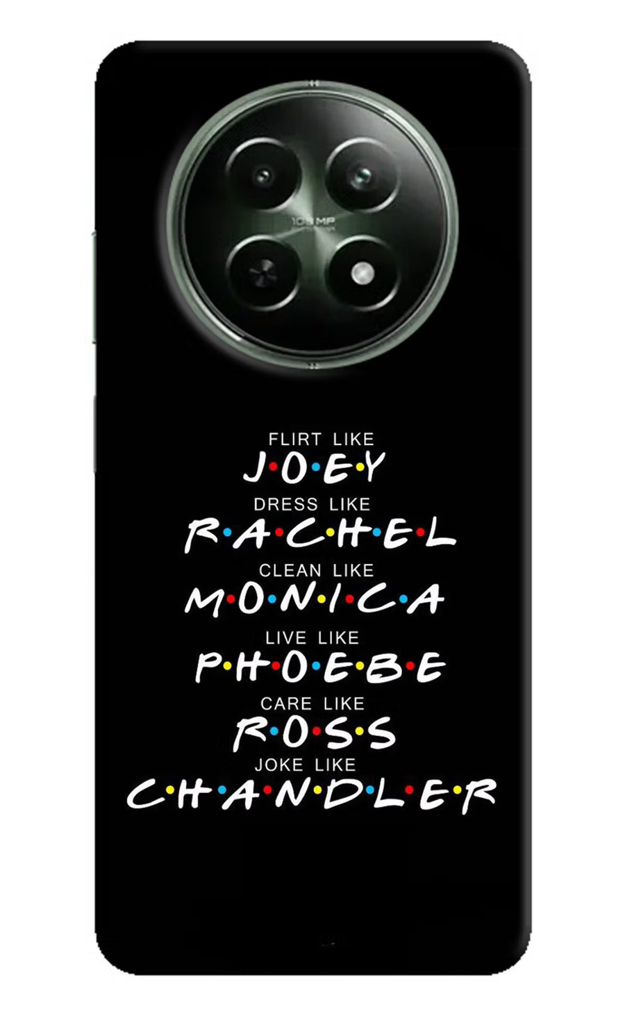 FRIENDS Character Realme 12x 5G Back Cover, Hard case