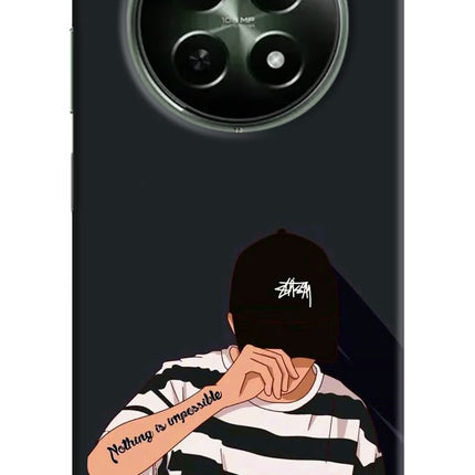 Aesthetic Boy Realme 12x 5G Hard Case Back Cover by Casekaro