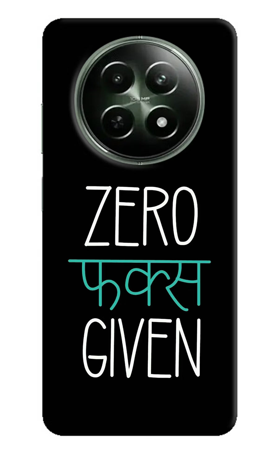 Zero Fucks Given Realme 12x 5G Back Cover, Hard case