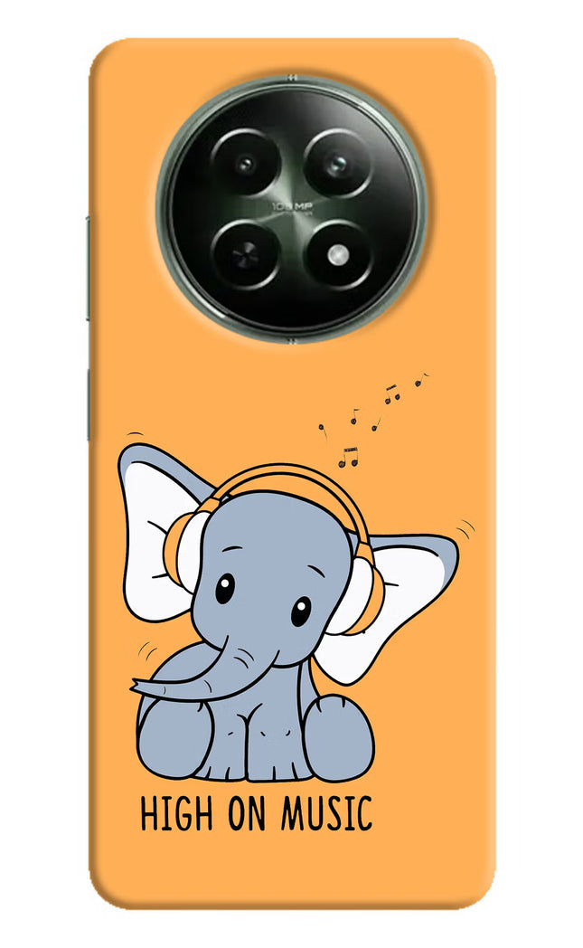 High On Music Realme 12x 5G Hard Case Back Cover by Casekaro