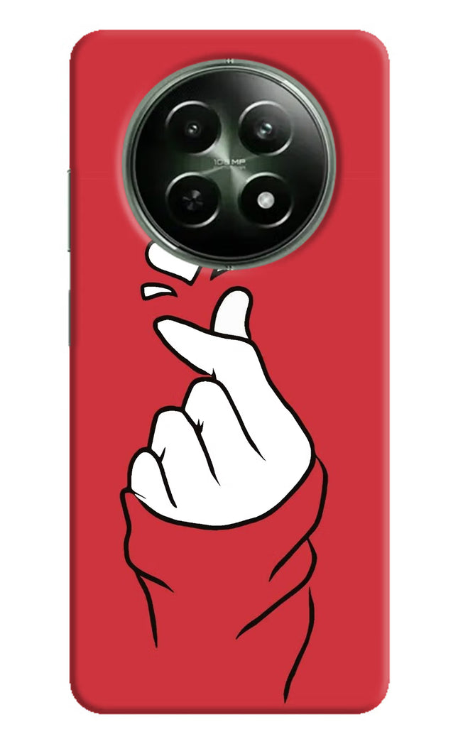 Korean Love Sign Realme 12x 5G Hard Case Back Cover by Casekaro