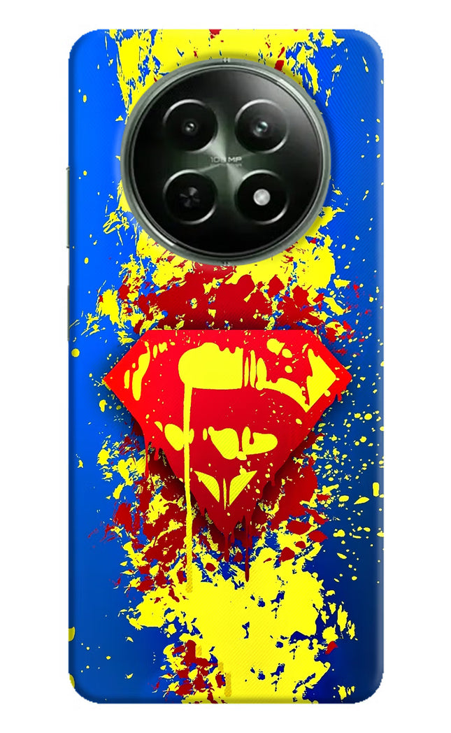 Superman logo Realme 12x 5G Hard Case Back Cover by Casekaro