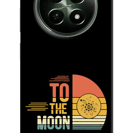 To the Moon Realme 12x 5G Hard Case Back Cover by Casekaro