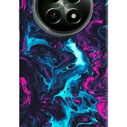 Abstract Realme 12x 5G Hard Case Back Cover by Casekaro