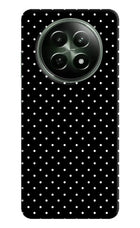 White Dots Realme 12x 5G Hard Case Back Cover by Casekaro