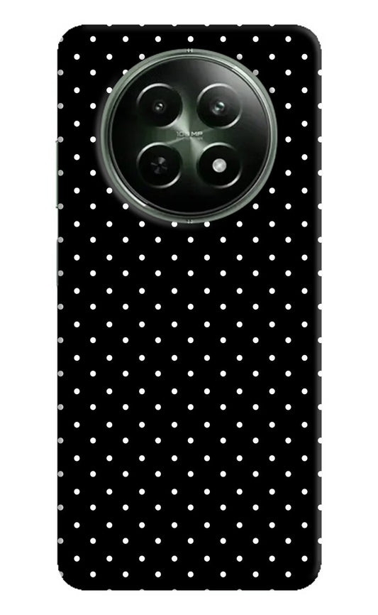 White Dots Realme 12x 5G Hard Case Back Cover by Casekaro