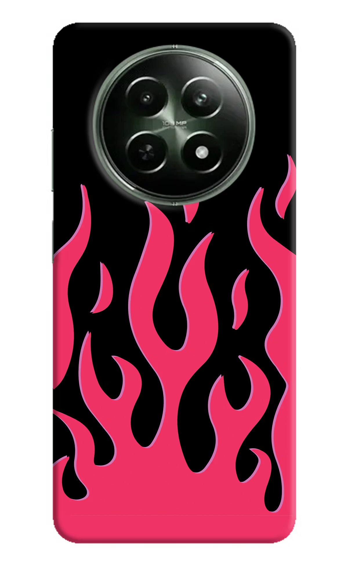 Fire Flames Realme 12x 5G Hard Case Back Cover by Casekaro