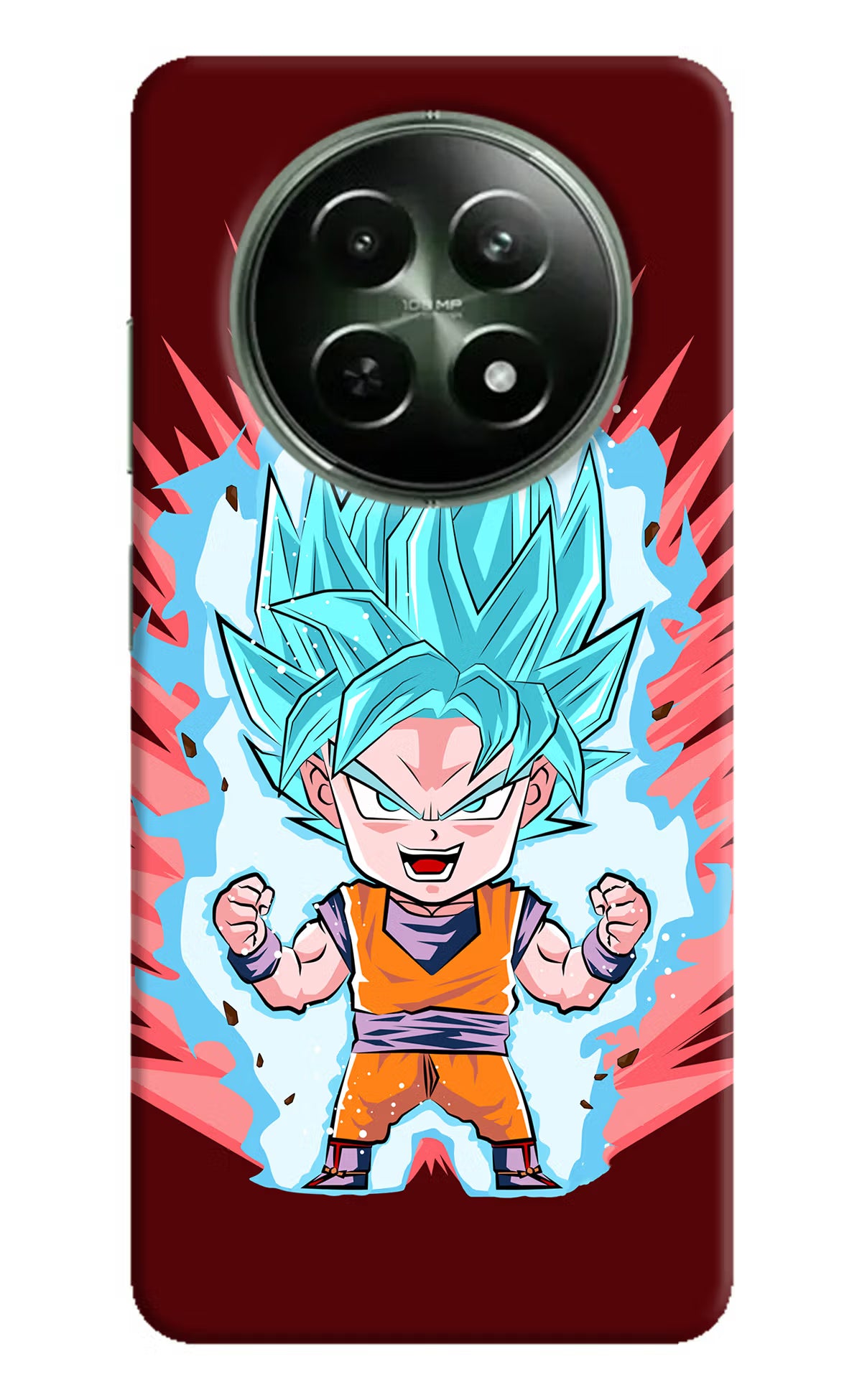 Goku Little Realme 12x 5G Hard Case Back Cover by Casekaro