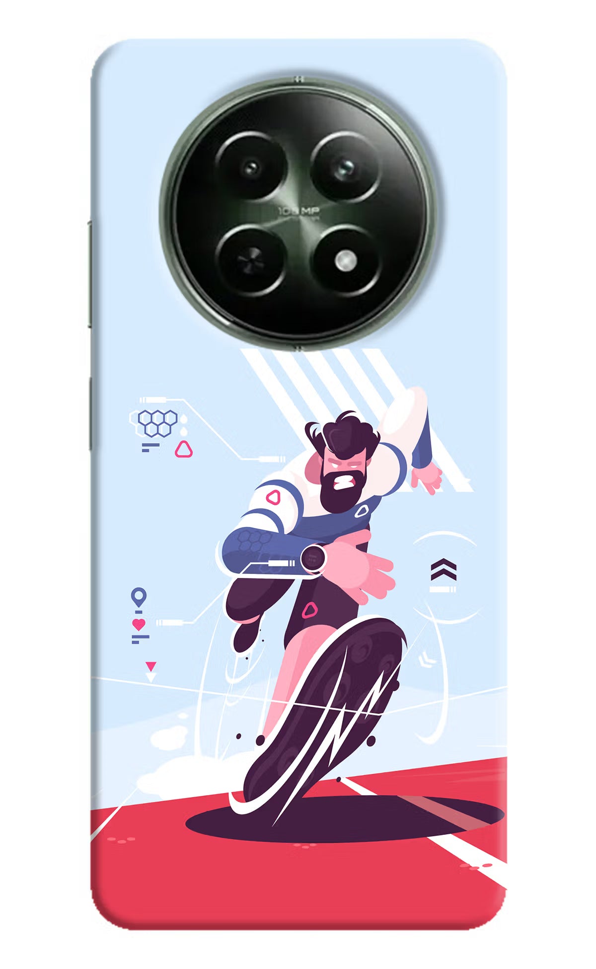 Run Pro Realme 12x 5G Hard Case Back Cover by Casekaro