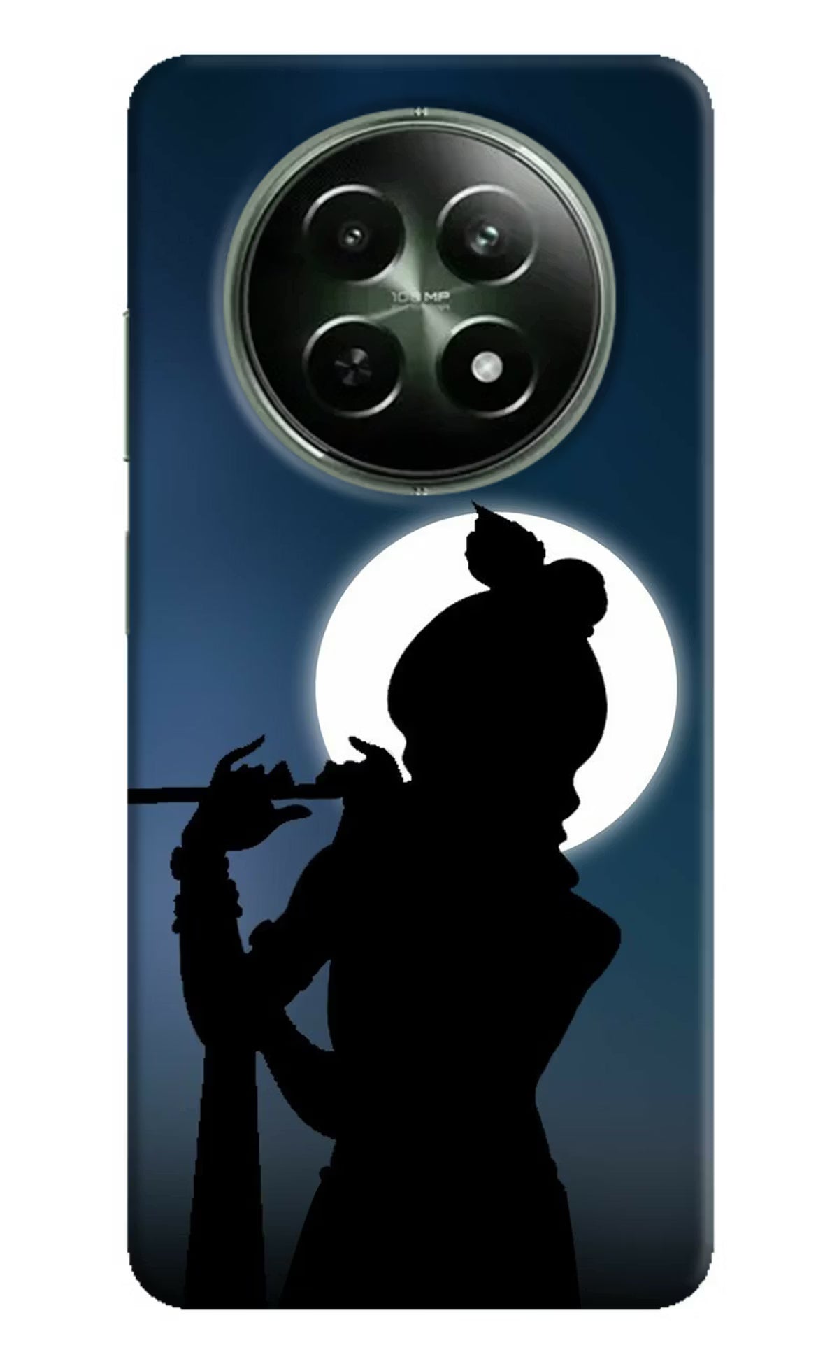 Shri Krishna Silhouette Realme 12x 5G Hard Case Back Cover by Casekaro