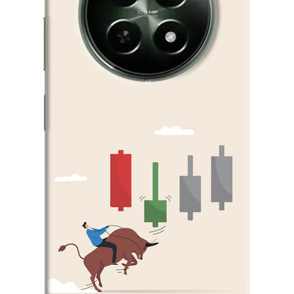 Bull Trading Momentum Realme 12x 5G Hard Case Back Cover by Casekaro