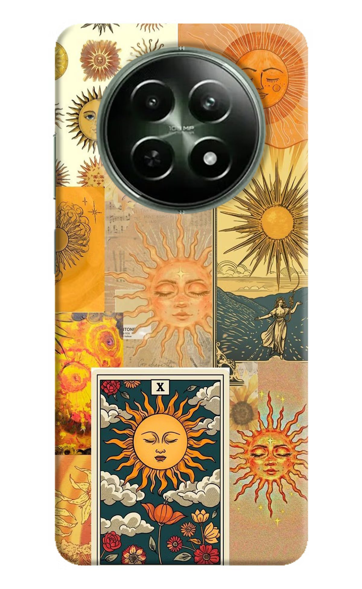 Sun Realme 12x 5G Hard Case Back Cover by Casekaro