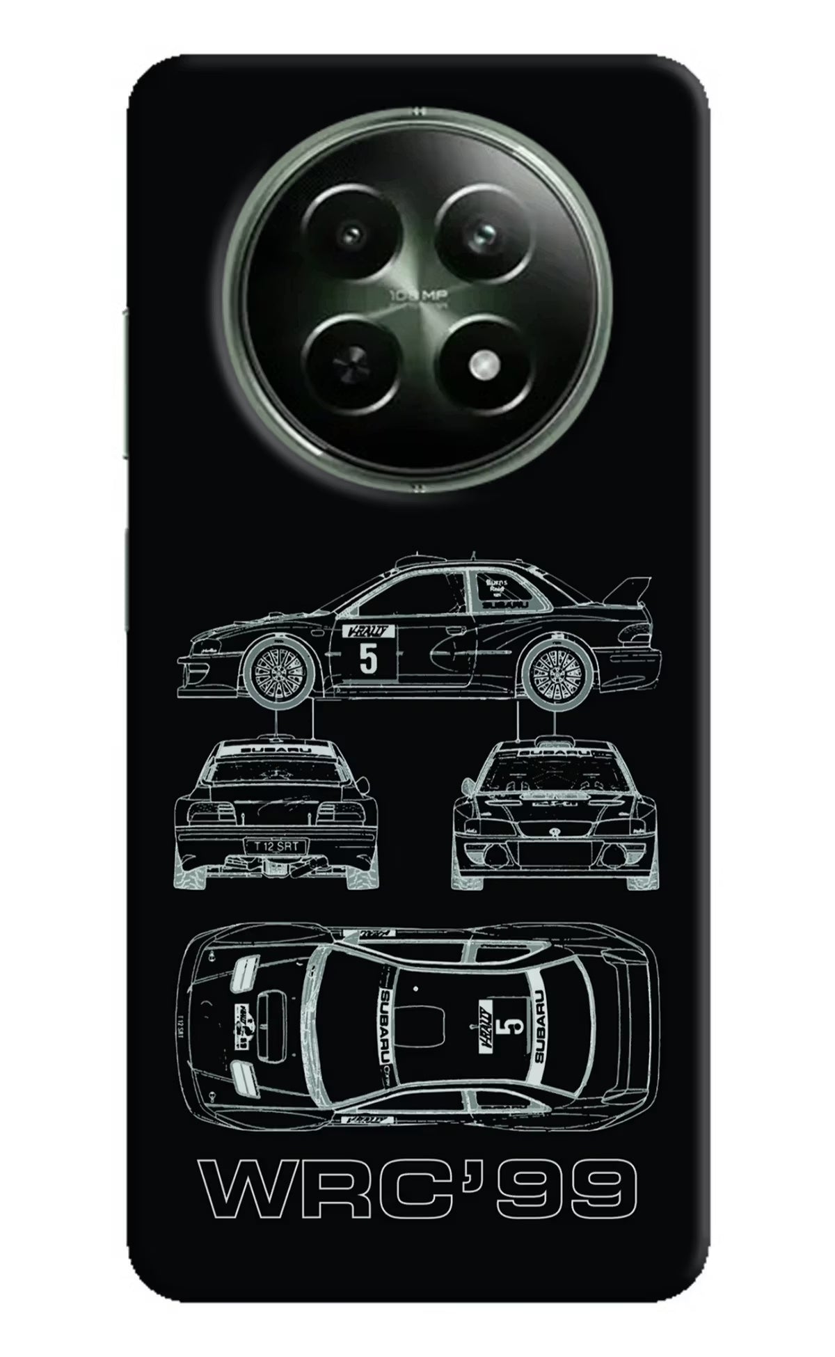 WRC'99 Realme 12x 5G Hard Case Back Cover by Casekaro