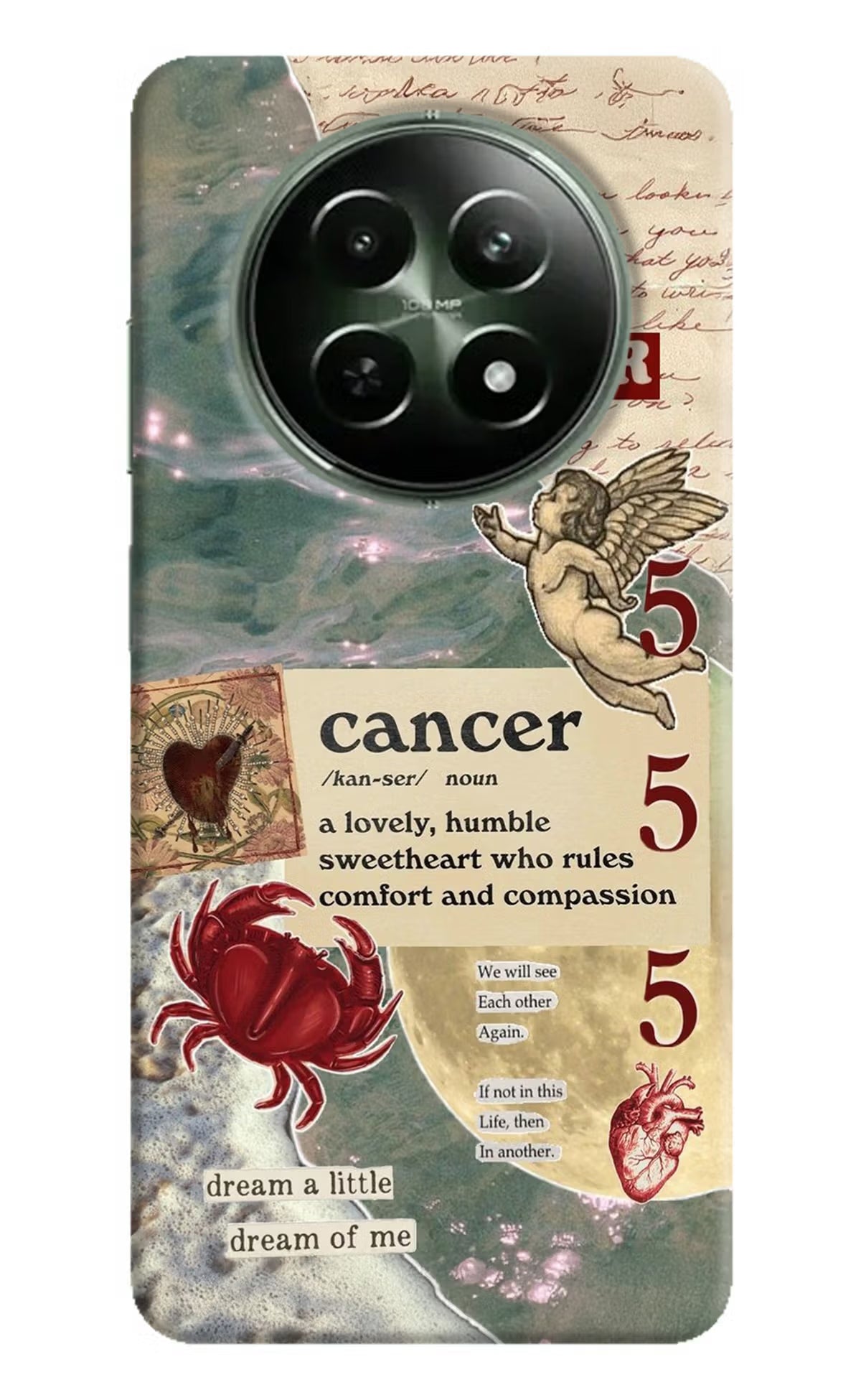Cancer Zodiac Realme 12x 5G Hard Case Back Cover by Casekaro