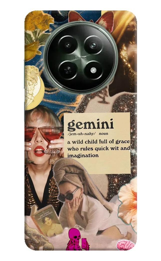 Gemini Zodiac Realme 12x 5G Hard Case Back Cover by Casekaro