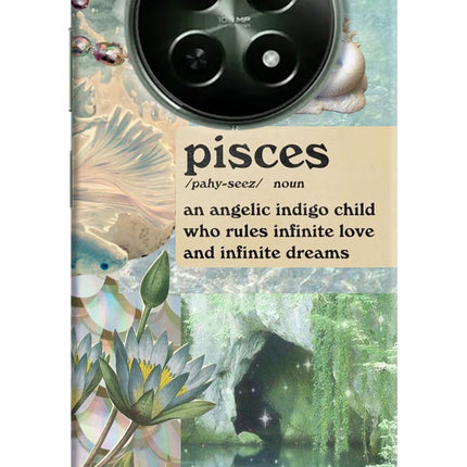 Pisces Zodiac Realme 12x 5G Hard Case Back Cover by Casekaro
