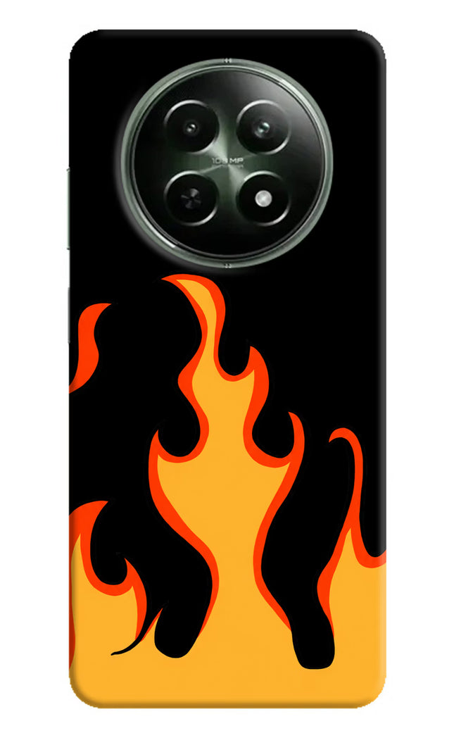 Fired Up – Black Realme 12x 5G Hard Case Back Cover by Casekaro