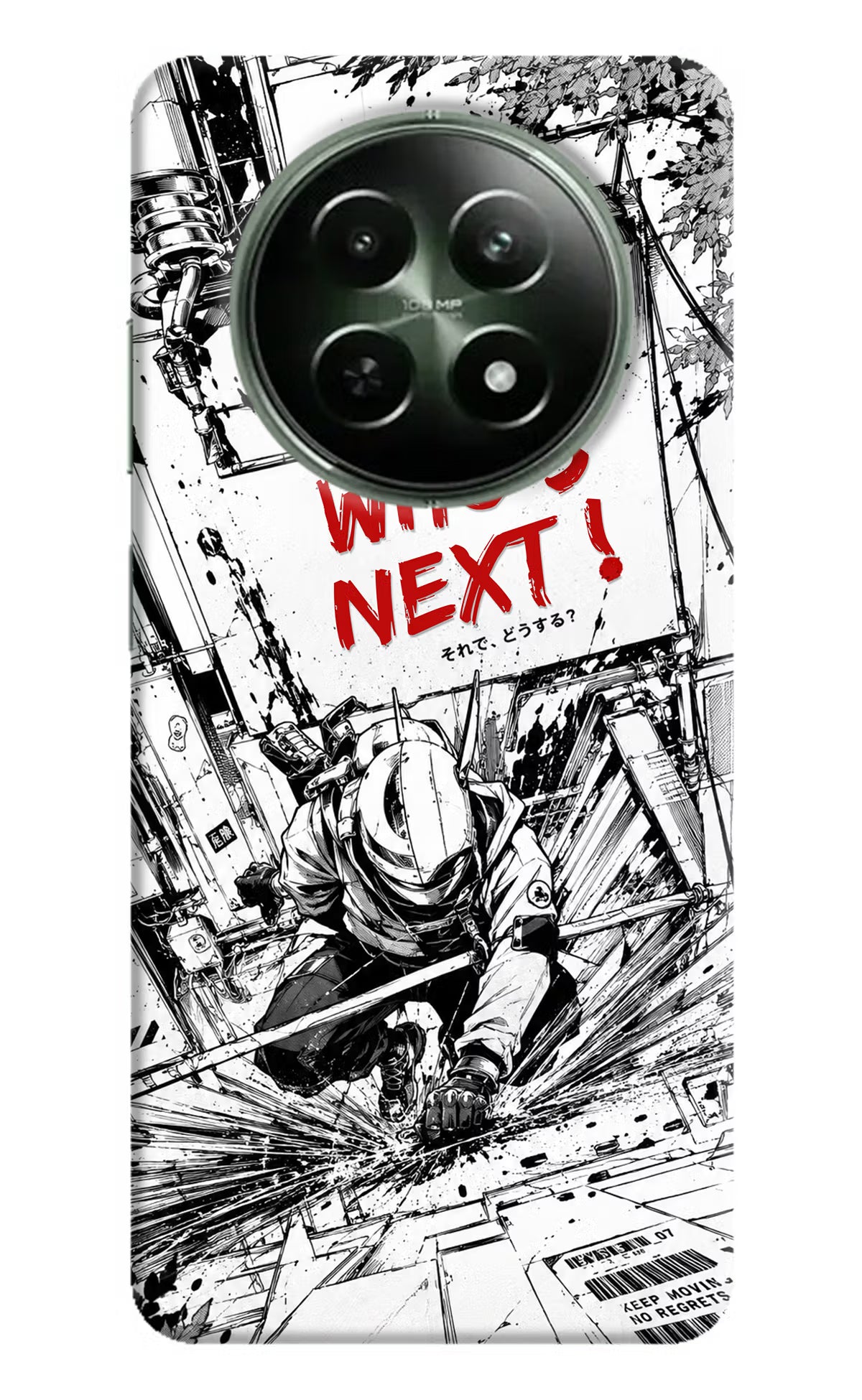 Who's Next Realme 12x 5G Hard Case Back Cover by Casekaro