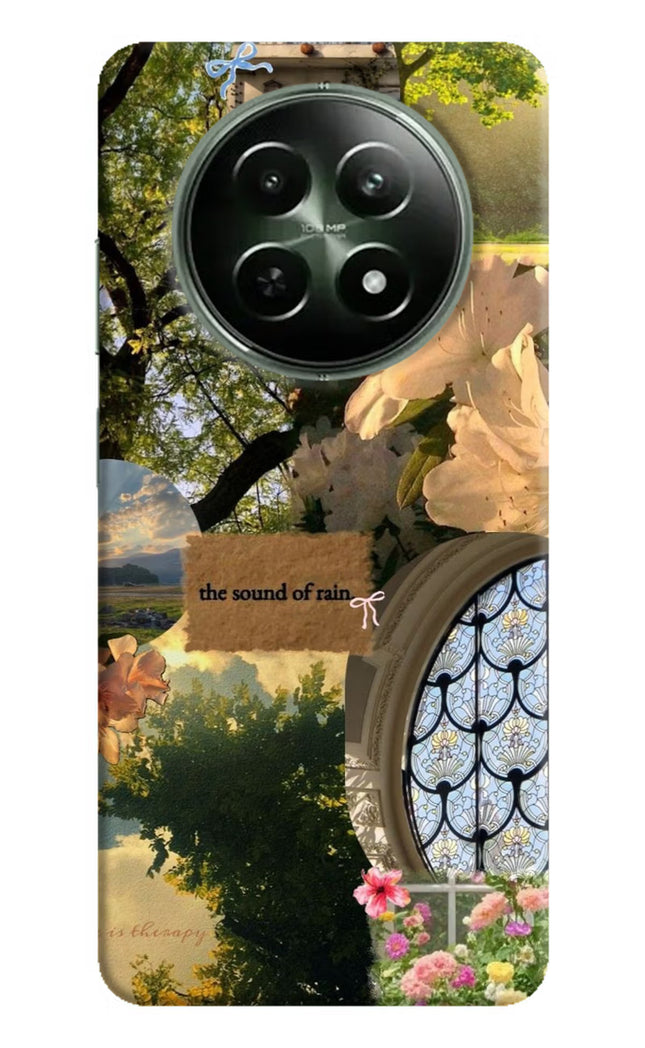 Rain Realme 12x 5G Hard Case Back Cover by Casekaro