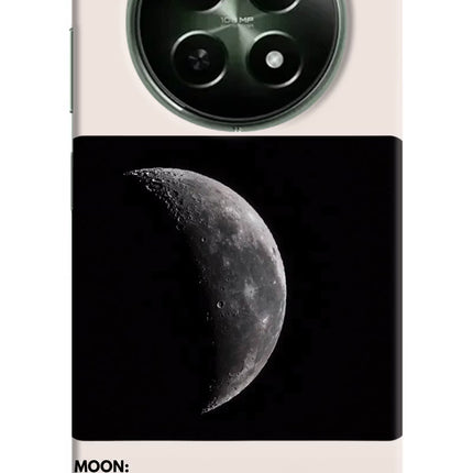 Moon Phase Realme 12x 5G Hard Case Back Cover by Casekaro