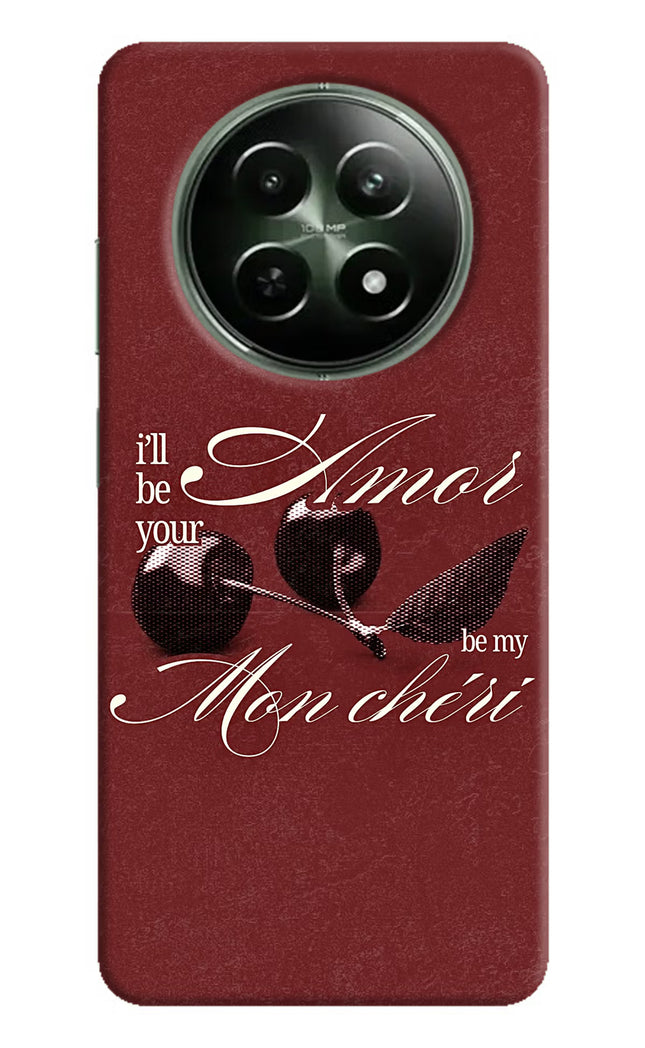 Velvet Cherry Realme 12x 5G Hard Case Back Cover by Casekaro