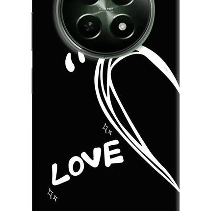 Love Line Realme 12x 5G Hard Case Back Cover by Casekaro