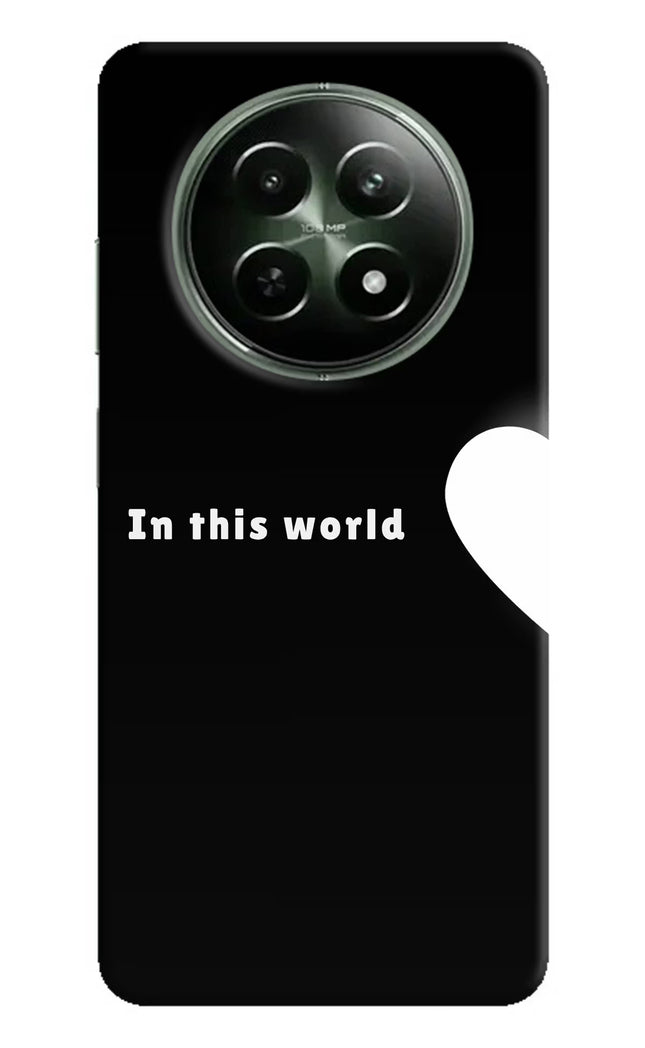 This World Realme 12x 5G Hard Case Back Cover by Casekaro