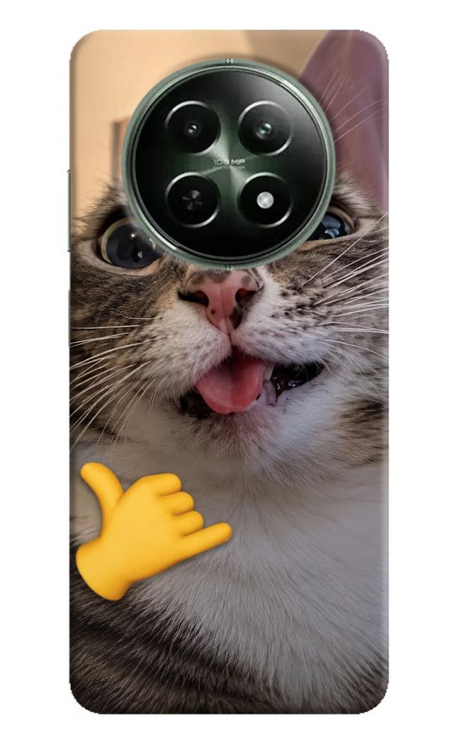 Silly Cat Call Realme 12x 5G Hard Case Back Cover by Casekaro