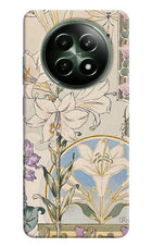 White Lily Realme 12x 5G Hard Case Back Cover by Casekaro