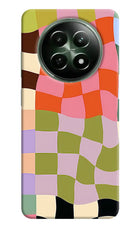 Wavy Grid Realme 12x 5G Hard Case Back Cover by Casekaro