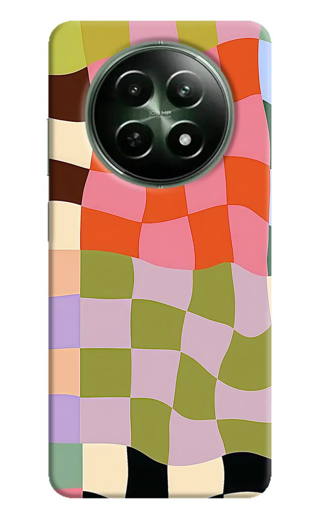 Wavy Grid Realme 12x 5G Hard Case Back Cover by Casekaro