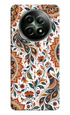 White Mayura Realme 12x 5G Hard Case Back Cover by Casekaro
