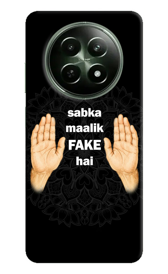 Sabka Malik Fake Realme 12x 5G Hard Case Back Cover by Casekaro