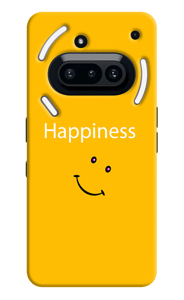 Happiness With Smiley Nothing Phone 3A Hard Case Back Cover by Casekaro