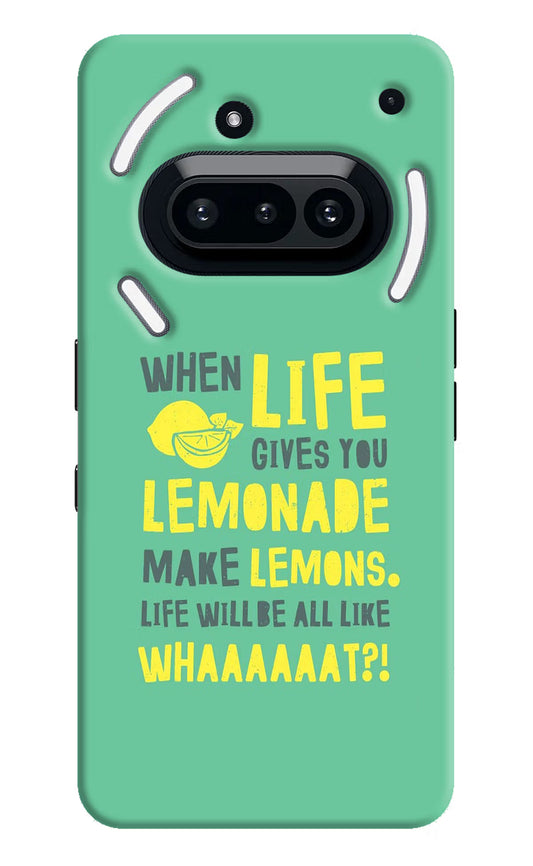 Quote Nothing Phone 3A Hard Case Back Cover by Casekaro
