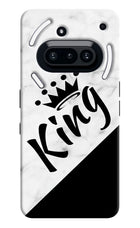 King Nothing Phone 3A Hard Case Back Cover by Casekaro